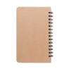 Carnet Éco-responsable Personnalisé GROWNOTEBOOK™ avec Pin Matières : papier Couleurs : beige personnalisable avec votre logo