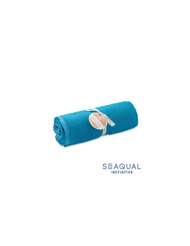 Serviette de bain  personnalisée - SEAQUAL® 70x140cm pas cher
