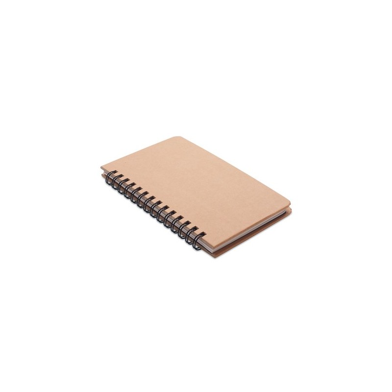 Carnet Éco-responsable Personnalisé GROWNOTEBOOK™ avec Pin Matières : papier Couleurs : beige cadeau entreprise pas cher