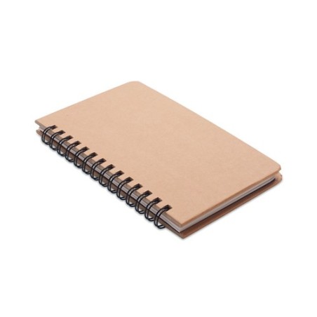 Carnet Éco-responsable Personnalisé GROWNOTEBOOK™ avec Pin Matières : papier Couleurs : beige cadeau entreprise pas cher