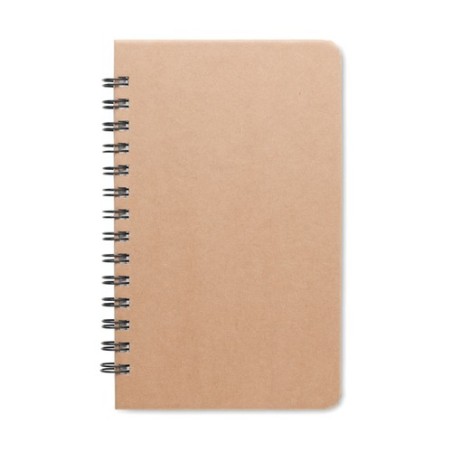 Carnet Éco-responsable Personnalisé GROWNOTEBOOK™ avec Pin Matières : papier Couleurs : beige goodies publicitaire événementiel
