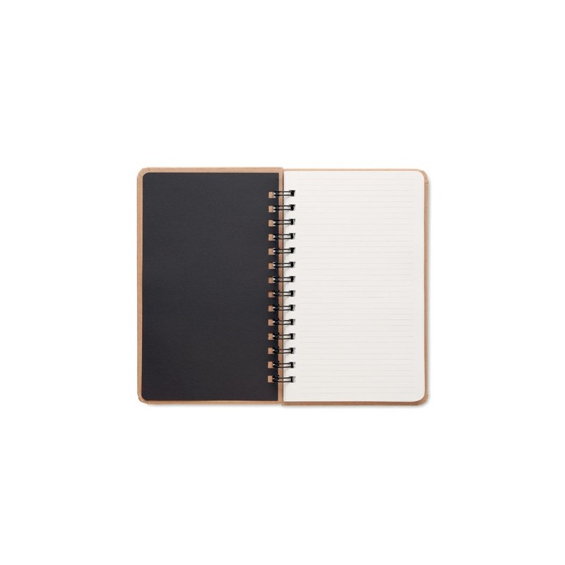 Carnet Éco-responsable Personnalisé GROWNOTEBOOK™ avec Pin Matières : papier Couleurs : beige impression haute définition