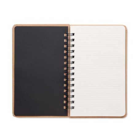 Carnet Éco-responsable Personnalisé GROWNOTEBOOK™ avec Pin Matières : papier Couleurs : beige impression haute définition