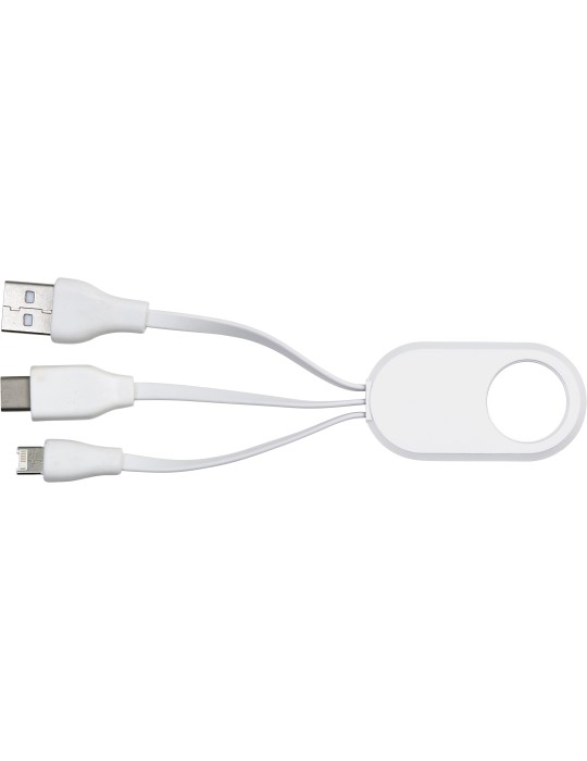 Câbles de charge adaptateurs pratiques personnalisés Pilar