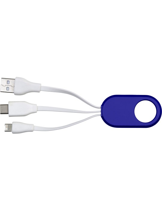 Câbles de charge adaptateurs pratiques personnalisés Pilar