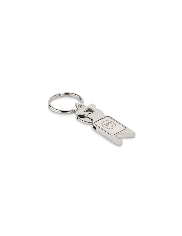 Porte-clés Jeton Euro Personnalisé TOKEU - Accessoire Pratique pas cher