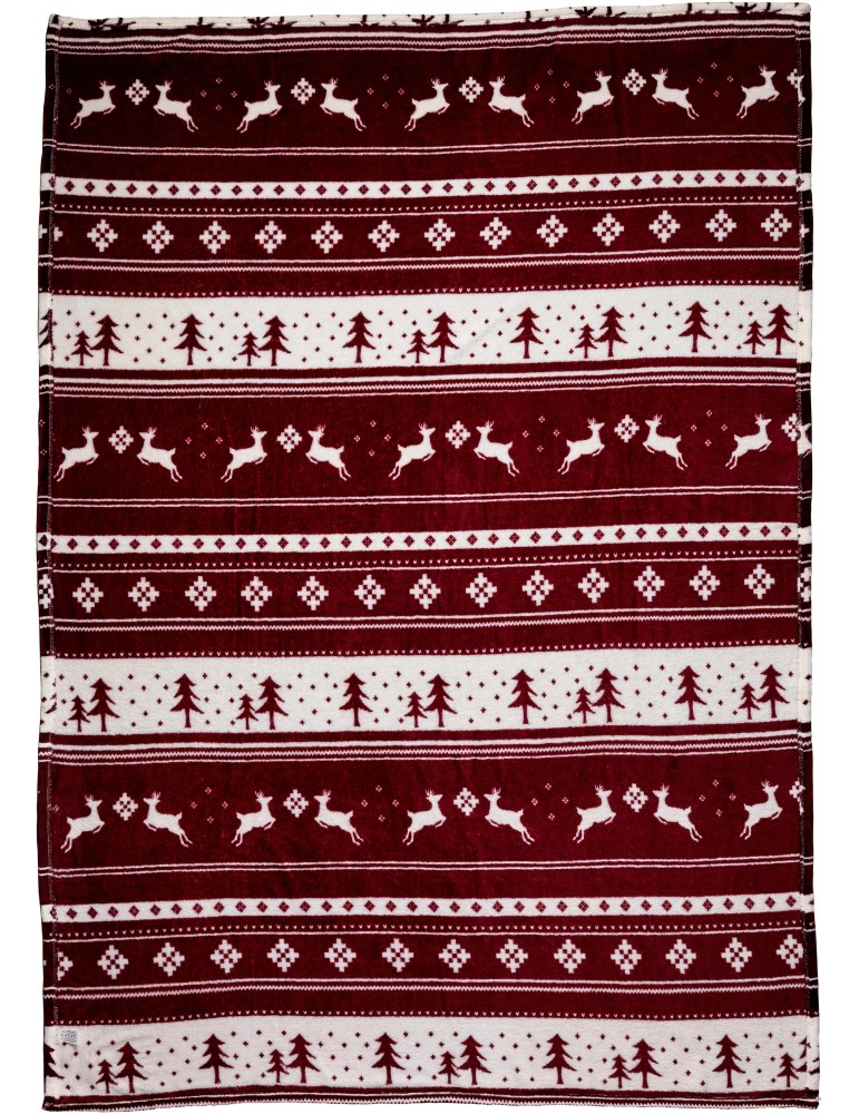 Couverture en polyester personnalisée Michelle - Confort et élégance