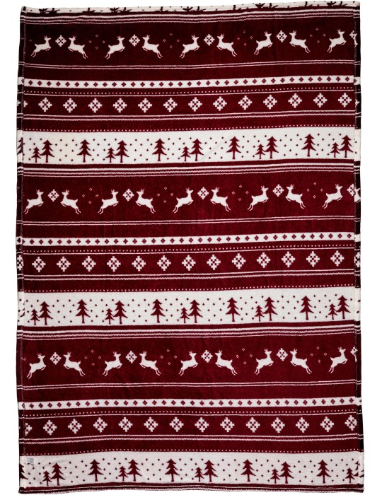 Couverture en polyester personnalisée Michelle - Confort et élégance