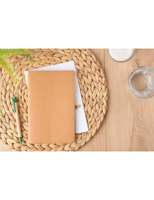 Carnet A5 en papier kraft Personnalisé - Cadeau entreprise