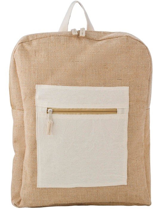 Sac à dos en jute et Personnalisable - Edison