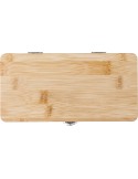 Boîte à Outils en Bambou Personnalisée - 27 Pièces, Idée Cadeau