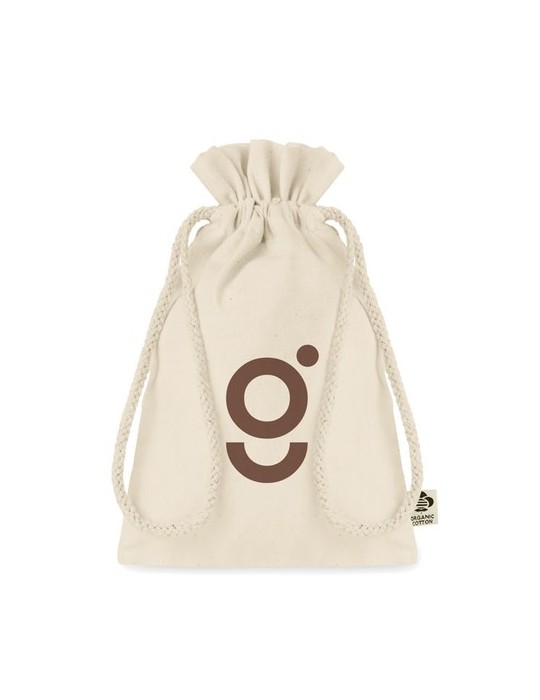 Sac cadeau coton bio Personnalisé AMBER SMALL pas cher