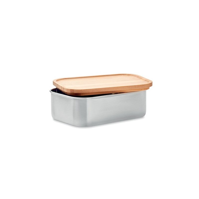Lunch box  en acier inoxydable 600ml SAVANNA, Sac à dos publicitaire RPET avec lumière COB URBANBACK pas cher Matières : bambou 