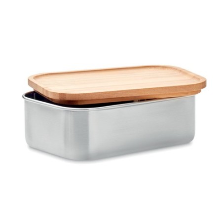 Lunch box  en acier inoxydable 600ml SAVANNA, Sac à dos publicitaire RPET avec lumière COB URBANBACK pas cher Matières : bambou 