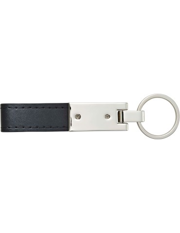 Porte-clés en Métal et PU Publicitaire - Keon