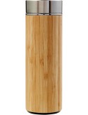 Bouteille isotherme en bambou personnalisée Yara - 420 ml pas cher
