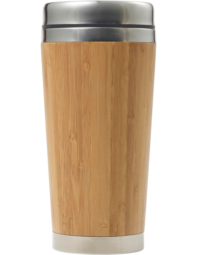 Mug isotherme en bambou personnalisé Sabine - Cadeau unique