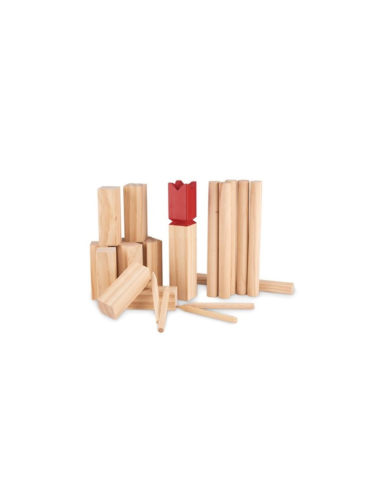 Jeu de Lancer en Bois de Pin KING - Personnalisé Fun et Convivial pas cher
