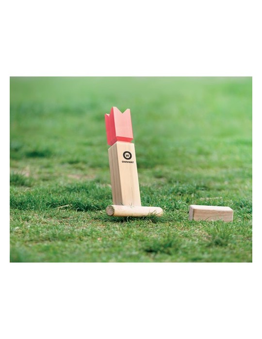 Jeu de Lancer en Bois de Pin KING - Personnalisé Fun et Convivial pas cher