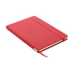 Carnet A5  en couverture RPET 600D - NOTE RPET MO9966 Matières : papier recyclé Couleurs : rouge