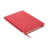 Carnet A5  en couverture RPET 600D - NOTE RPET MO9966 Matières : papier recyclé Couleurs : rouge