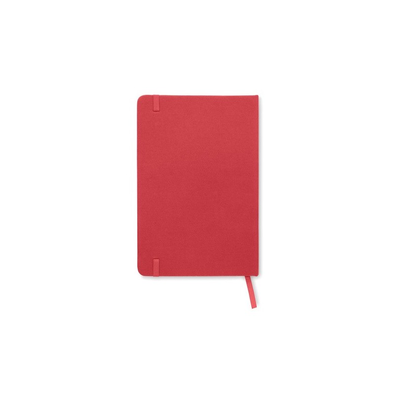 Carnet A5  en couverture RPET 600D - NOTE RPET MO9966 Matières : papier recyclé Couleurs : rouge impression haute définition