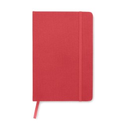 Carnet A5  en couverture RPET 600D - NOTE RPET MO9966 Matières : papier recyclé Couleurs : rouge personnalisation rapide en Fran