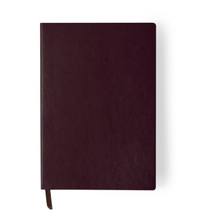 Bloc Notes Personnalisé Éco-responsable Paldon - Papeterie Matières : PU Couleurs : bordeaux