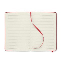 Carnet A5  en couverture RPET 600D - NOTE RPET MO9966 Matières : papier recyclé Couleurs : rouge cadeau client original