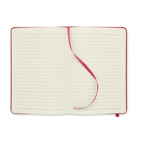 Carnet A5  en couverture RPET 600D - NOTE RPET MO9966 Matières : papier recyclé Couleurs : rouge cadeau client original