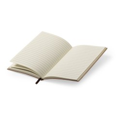Bloc Notes Personnalisé Éco-responsable Paldon - Papeterie Matières : PU Couleurs : bleu marine cadeau collaborateur premium