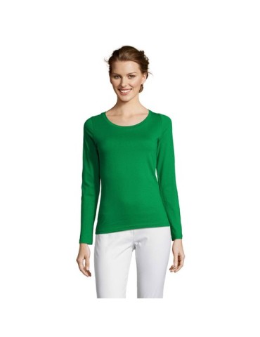 T-shirt Manches Longues Personnalisé Majestic - 100% Coton pas cher