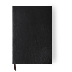 Bloc Notes Personnalisé Éco-responsable Paldon - Papeterie Matières : PU Couleurs : noir goodies publicitaire durable