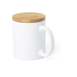 Tasse Éco-responsable Pratique Personnalisée Yotel pas cher Matières : bambou Couleurs : blanc