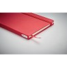 Carnet A5  en couverture RPET 600D - NOTE RPET MO9966 Matières : papier recyclé Couleurs : rouge personnalisation sur mesure