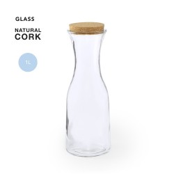 Bouteille Éco-responsable en Verre Personnalisée Pas Cher - Lonpel Matières : liège