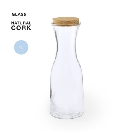 Bouteille Éco-responsable en Verre Personnalisée Pas Cher - Lonpel Matières : liège