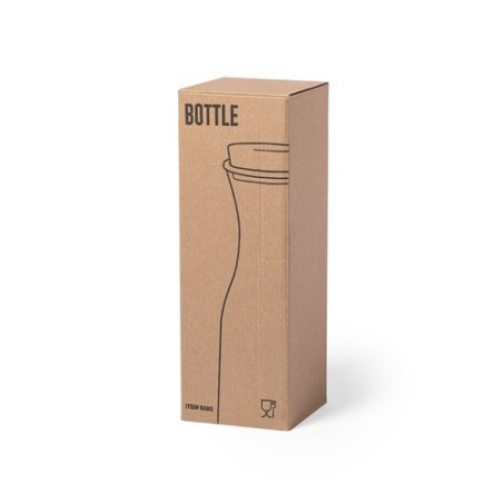 Bouteille Éco-responsable en Verre Personnalisée Pas Cher - Lonpel Matières : liège impression haute définition
