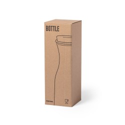 Bouteille Éco-responsable en Verre Personnalisée Pas Cher - Lonpel Matières : liège marquage laser ultra précis