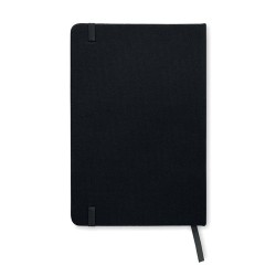 Carnet A5  en couverture RPET 600D - NOTE RPET MO9966 Matières : papier recyclé Couleurs : noir livraison express 24h 48h