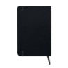 Carnet A5  en couverture RPET 600D - NOTE RPET MO9966 Matières : papier recyclé Couleurs : noir livraison express 24h 48h