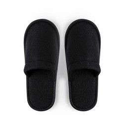 Pantoufles Confortables Personnalisées Pas Cher - Tarkun Matières : coton Couleurs : noir