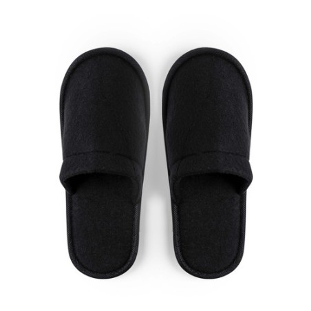 Pantoufles Confortables Personnalisées Pas Cher - Tarkun Matières : coton Couleurs : noir