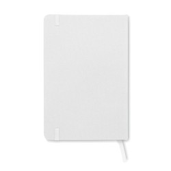 Carnet A5  en couverture RPET 600D - NOTE RPET MO9966 Matières : papier recyclé Couleurs : blanc objet promotionnel éco-responsa