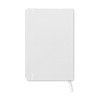 Carnet A5  en couverture RPET 600D - NOTE RPET MO9966 Matières : papier recyclé Couleurs : blanc objet promotionnel éco-responsa