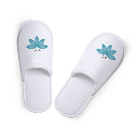 Pantoufles Confortables Personnalisées Pas Cher - Tarkun Matières : coton Couleurs : gris cadeau client original