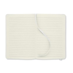 Carnet A5  en couverture RPET 600D - NOTE RPET MO9966 Matières : papier recyclé Couleurs : blanc objet publicitaire robuste