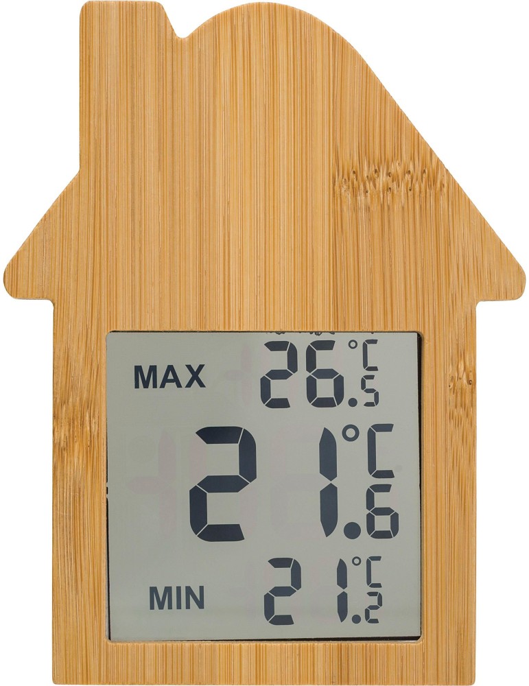Station Météo Personnalisée en Bambou | Lane | Objets Publicitaires