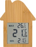 Station Météo Personnalisée en Bambou | Lane | Objets Publicitaires