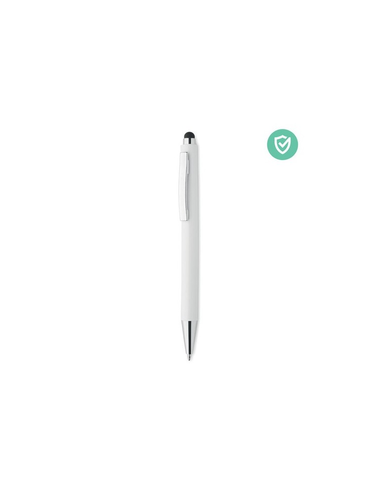 Stylo antibactérien personnalisé | Objets publicitaires BLANQUITO CLEAN